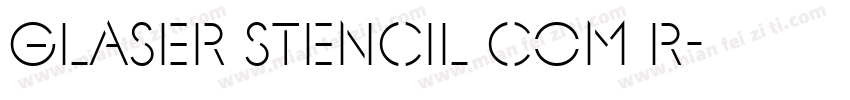 Glaser Stencil Com R字体转换